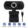 HD720P 1080p HD USB-webbkameror Datorkamera inbyggd mikrofon Driftfri Live Webcam PC Laptop Desktop + Retail Box