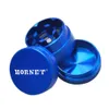 HORNET Mini Style Zinc Alloy Tobacco Herb Grinder 30MM 3 Pieces Metal Hard Smoking Herb Grinders Smoke Pipes Accessories