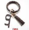 Cross Border New Bracelet Anti Epidemic Key Chain PU Leather Bracelet Contactless Acrylic Key Chain Door Opener DA701