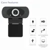 Xiaomiyoupin Imilab Webcam Full HD 1080p Video Samtal Webkamera med Mic Plug and Play USB Laptop Notebook Monitor Web Camera med stativ
