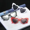 Sunglasses Heart One Piece Love Lens Women Transparent Plastic Glasses Style Sun Female Clear Candy Color Lady1