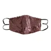 Sequin Mask Cotton Sunscreen Thin Mask Bling Bling Sequined Protective Masks Dustproof Mouth Masks Glitter Face Cover