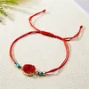 Natural Stone Justerbar Pull String Armband Weave Women Armband Fashion Jewelry Will and Sandy Jewelry Gift