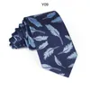 7cm Retro Slips Rolig Creative Slips Hongkong Stil Personlighet Röd Lila Stor Flower Cool Trampolin Shirt Neckwear Man Kvinna