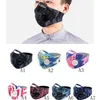 14styles Cycling Face Mask Sport Sport Allenamento all'aperto Maschere PM2.5 Anti-polvere Anti-polvere Anti-polvere Filtro in bocca filtro carbonio Maschera lavabile GGA3567-4