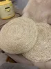 Natural Pouf Round Hand-made Weaving Natural Straw Cushion Meditation Pillow Soft Floor Yoga Chair Seat Mat Tatami Window Pad251e