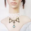 2020 Hot Selling European And American Gothic Retro Lace Necklaces Fake Collar Short Collarbone Jewelry Wholesale