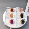 Wholesale 30ml Rectangular Perfume Spray Pump Glass 30ml Empty Perfume Bottles With 5 Colors Atomizer Perfume Bottle LX2508