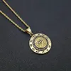 Homens e mulheres antigo Egito Horus Eye Amulet Gold Aço inoxidável Jóias de pingente de aço jóias 4967624