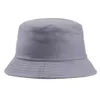 Bawełniana składana czapka wiadra unisex mężczyzn kobiety letnie rybołówstwo czapka kemping czapka solidna kolor Fisherman Beach Festival Sun Cap2913056469