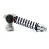 Cool Mini Skull Glass Oil Burner Pipes With Flashlight Metal Portable Tobacco Pipe Colorful Pipes Smoking Accessories