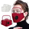 6Style 2 i 1 Face Shield Mask Pet Screen Full Face Isolation Masks Anti-dimma Oljeskyddsventilmask med Filter GGA3583-8