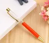 Creative Empty Tube Ballpoint Pens DIY Self-filling Metal Pen School Stationery Office Supplies Writing Gift SN1225