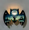 Creative new Halloween style decoration atmosphere night light pumpkin lantern holiday decoration ornaments pendant jewelry night lamp