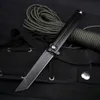 Pocket knife D2 blade folding knife camping fishing hiking hunting field survival rescue