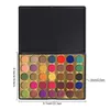 Keine Marke! 35-Farben-Lidschattenpalette Matte und Shimmer Glitter Lidschattenpalette Cosmetics Makeup akzeptiert Ihr Logo