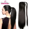 Greatremy 22 "Lange gerade Wrap um Pferdeschwanzverlängerung Synthetische Hairpiecs für Mädchen 10 Farben # 10 # 16 # 27 # 27/613 # 30 # 33 # 4 # 6 # 613 # 99