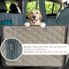 Seguridad del gato del perro del asiento de coche cubierta estera de mascotas Cama impermeable manta cubierta estera del animal doméstico del portador trasero del coche del asiento trasero Mat Hamaca protector del amortiguador
