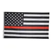 6Types 90 * 150см Флаги BlueLine США Полицейские 3x5 Foot Thin Blue Line Флаг США черный, белый и синий американский флаг с латунными креплениями SN4460