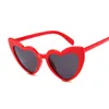 Sunglasses Heart One Piece Love Lens Women Transparent Plastic Glasses Style Sun Female Clear Candy Color Lady1