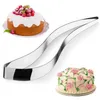 Tårta slicer rostfritt stål tårta cutters pannkaka paj kniv pizza cutter mögel diy bröd konditorivaror fondant dessert verktyg