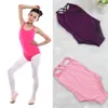 6-12 anni bambina senza maniche ginnastica body balletto body cotone danza tuta