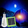 Portable Lanterns Nödlampa Solpanel E27 LED Uppladdningsbar Camping Tält Ljus Hängande Lampa Utomhus Inomhus Lantern