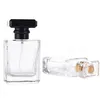 Bouteilles de parfum de voyage en cristal 50 ml bouteilles de pulvérisation de parfum vides rechargeables avec atomiseur gratuit DHL SN1583