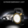 30W 2400LM Solar Cob Work Light LED Portable Lantern Vattentät Nöd Portable Spotlight Uppladdningsbart Flood Light Outdoor Camping Light