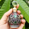 Wholesale Fashion Vintage Middle East 15ml Perfume Bottle Empty Essential Oil Container Deodorant Bottles 4 Color