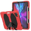 Kleurrijke zware schokbestendige standaard tablet pc -cases voor iPad 10.2 Pro 11 lucht 10.9 9.7 Mini 6 Samsung Tab A8 10.5 T860 A7 T500 T580 P610 T510 T280 T350 T290 met schermflim