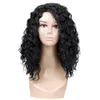 Natural preto curto kinky cabelo encaracolado barato macio perucas sintéticas do bebê perucas de fibra de alta temperatura para preto women3512273
