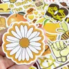 50pcs jolie mignonne vsco tout jaune autocollants pack vinyle stickers voiture autocollants autocollants de cahier de cahier à bagages décalques en gros lots étanche