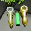 Acrylique avec pot de lampe à alcool, accessoires de bongs en verre en gros, fumage de conduite d'eau, livraison gratuite