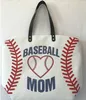 Borsa da spiaggia all'aperto tela sportiva Borse Softball Baseball Tote Borse a tracolla da calcio Ragazza Volleyball Totes Borse di stoccaggio