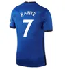 Maillot de football ZIYECH CFC PULISIC MOUNT KANTE HAVERTZ WERNER ABRAHAM CHILWELL GIROUD HUDSON-ODOI 2021 2022 maillot de football 21 22 hommes + enfants kit set uniformes