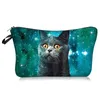 MPB012 lovely cat 3D print makeup bag fashion travel bag cosmetic organizer make up storage for women 4023631