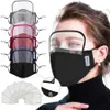 Masque anti-poussière anti-poussière anti-poussière de haute qualité avec des vannes de boucliers amovibles pour les enfants adultes universels avec le filtre PM2.5