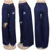 Moda Jeans para Mulheres 2020 Streetwear Moda Buraco do namorado de ganga para mulheres Outono Inverno Casual calças perna larga Denim soltos