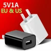 Universale 5V 1A Eu US AC Caricatore da muro da viaggio per la casa Adattatori di alimentazione per auto per Iphone 12 13 14 Samsung Lg Android phone tablet pc