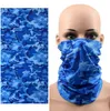 Utomhussporter Seamless Camo Bandana Multifunktionella Headwear Headband Neckwarmer Magic Scarf Neck Gaiter Fiske Face Shield Mask Balaclava