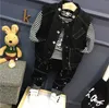 Boys Jacket Autumn Children Clothing Sets Toddler Baby Clothes Winter 3pcs Kids Shirt+jeans Pants Suit1