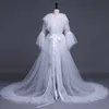 2020 Kobiety Sexy Bielizna Długa Koronkowa Sukienka Sheer Gown Zobacz przez Kimono Robe Sleepwear1