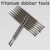 GR2 Titanium Dabber Высококачественный концентрат Масляный воск Инструмент Skillet Прочный Ti Nail DAB Коррозионный устойчивый Titanium Dabber Tools