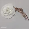 Party gifts fashion classic 2 color alloy pearl hair clips C style hairpin side clip for ladies favorite headdress accessories