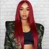 Red Lace Front Human Hair Wigs Red Human Hair Wig 99J 360 Lace Frontal Wig Pre Plucked Full Lace Human Hair Wigs Colored1227053