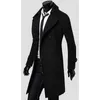 Hommes Trench manteaux ZOGAA 2021 mode hiver hommes Style britannique manteau Long Slim Fit pardessus veste vent vêtements d'extérieur hauts laine Coat1