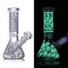 glass skull smoking bong