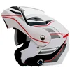 Motocicleta capacete de motocicleta bluetooth helmet corridas de estrada aberta boa qualidade de som vem com rádio bateria durar9684396