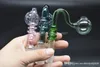 Large Bubbler skull Glass Oil Burner Pipe Cheap Glass Pipes Pyrex Oil Burner Pipes with 14mm 18mm Male Female for glass oil rig bong